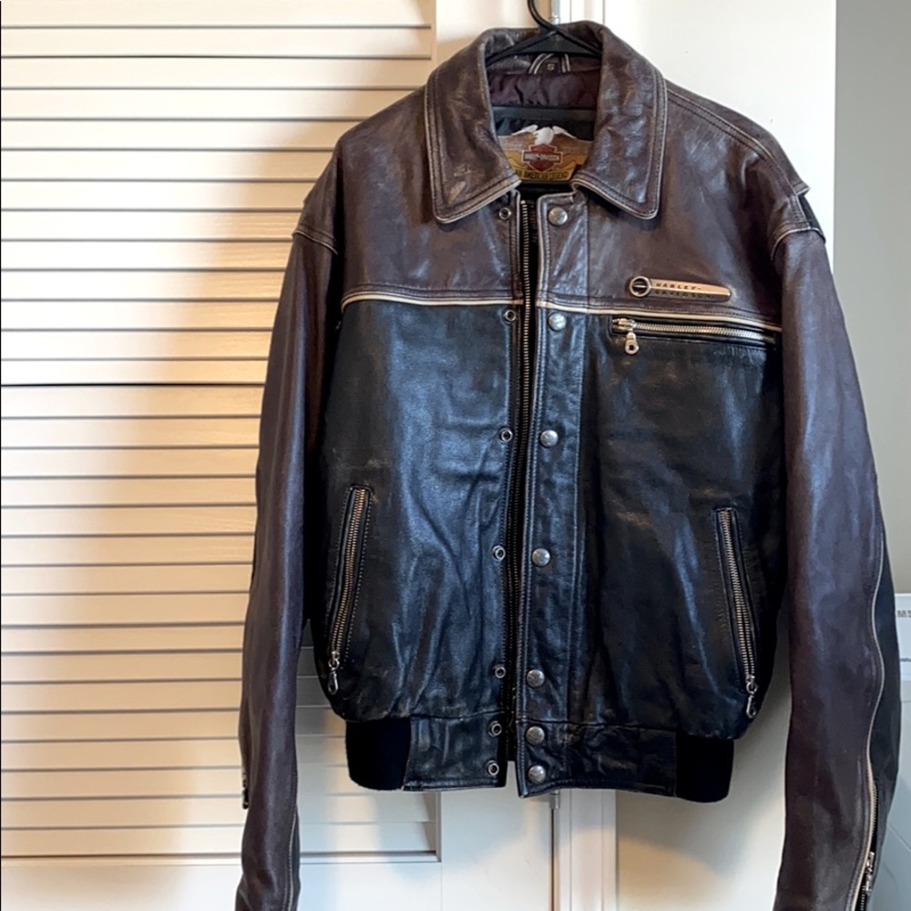Vintage - Harley Davidson Leather Riding Jacket